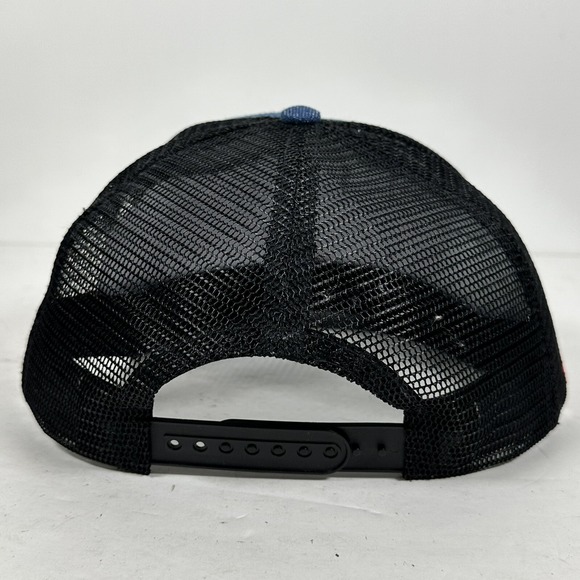 Hooey Hat Lone Star Beer Patch Cap Blue Denim Black Mesh SnapBack Trucker NWOT - Picture 4 of 6